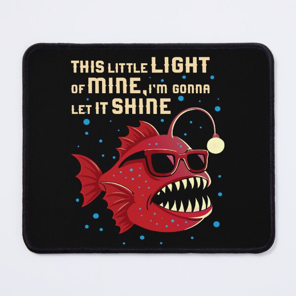 Item preview, This Little Light Of Mine Anglerfish Dks designed and sold by Alema Art.