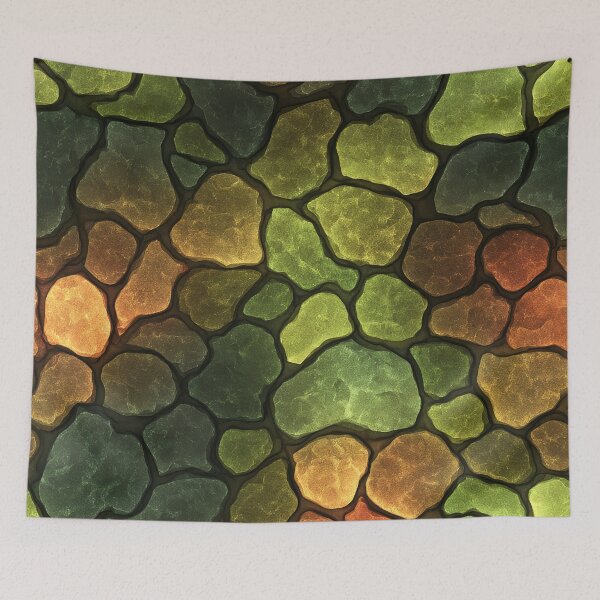 Item preview, Organic Stone Mosaic Texture – Seamless Natural Pattern designed and sold by NewArt33.