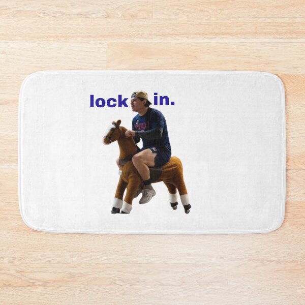 Item preview, Cole Caufield on a Horse Lock In designed and sold by pin3tree603.