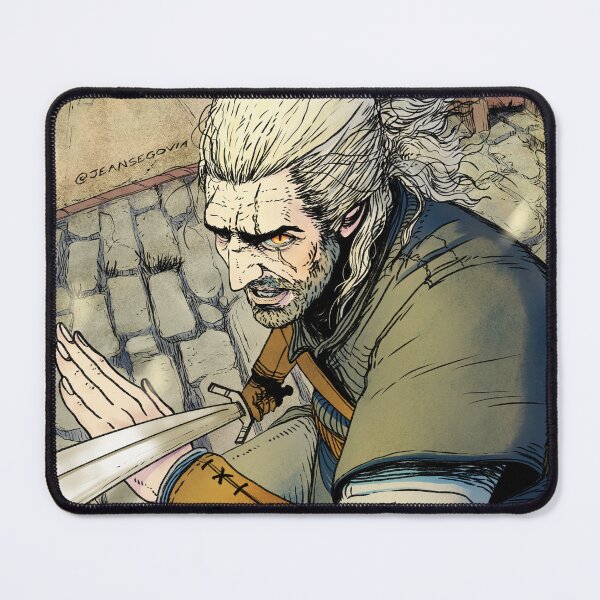 Item preview, The Witcher fanart digital art poster designed and sold by Jean Segovia Dark Horror Art.
