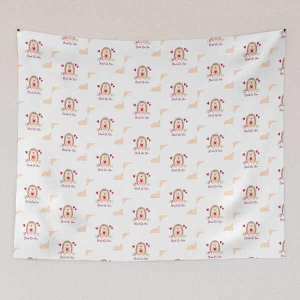Item preview, Stuck on you Hedgehog design- Valentines designed and sold by Vintage Designs +.