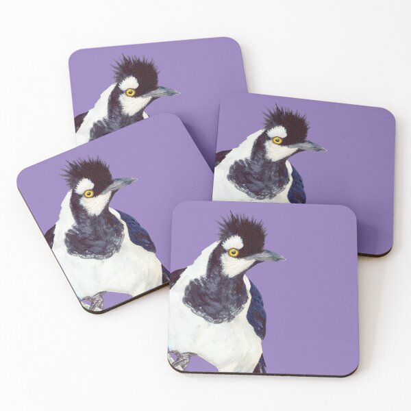 Item preview, Tufted Jay bird watercolour painting designed and sold by art-elodie-g.