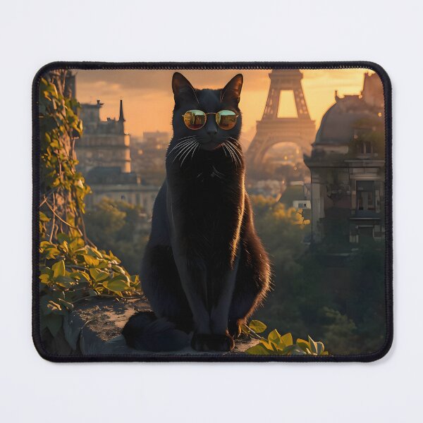 Item preview, The black cat in a dystopic version of Paris designed and sold by Hosharu Gaming.