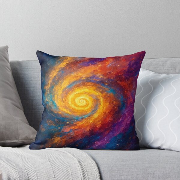 Item preview, Drawing of Colorful Spiral Galaxy Abstract Artwork  designed and sold by NivyasArtistry.