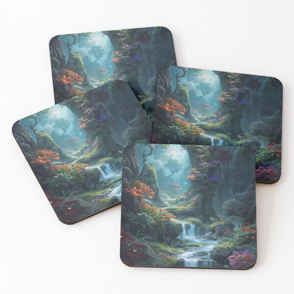 Item preview, Whispering Canopy Vale designed and sold by AbstractAnom.