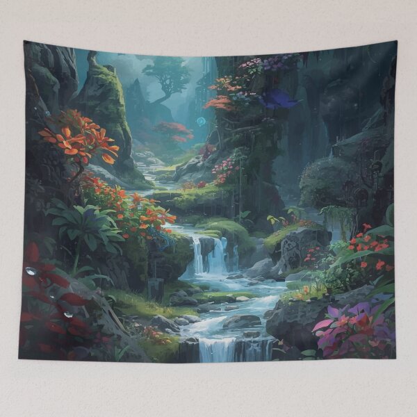 Item preview, Whispering Canopy Vale designed and sold by AbstractAnom.