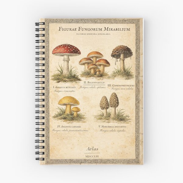 Item preview, Vintage Mushroom Taxonomy Botanical Print designed and sold by Jeeklsdotcom.