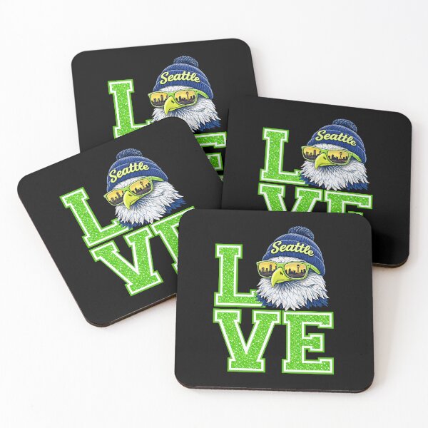 Item preview, Love Seattle Eagle City Spirit designed and sold by nojany.