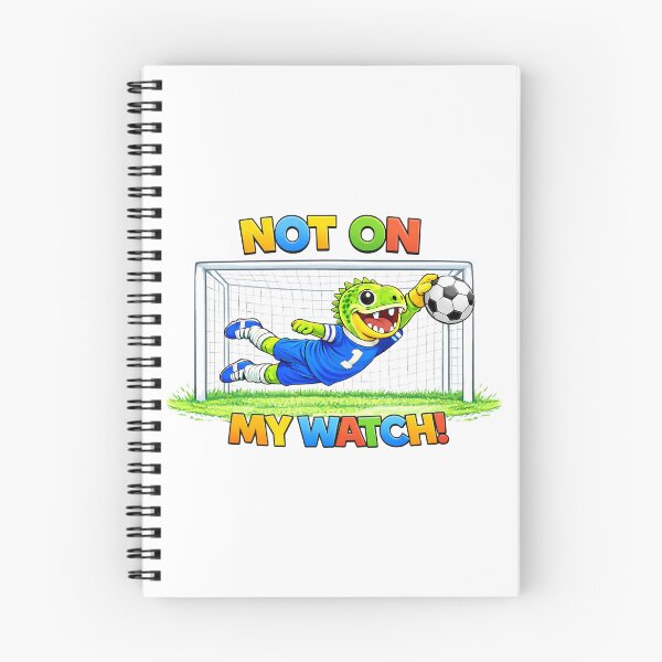 Item preview, Rexy the T-Rex Soccer Goalie – “Not On My Watch!” Funny Dinosaur Goalkeeper Art for Kids designed and sold by SandpiperDesign.