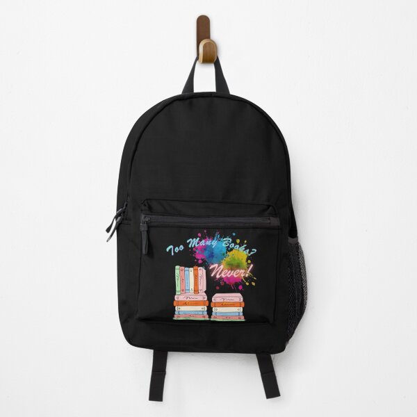Item preview, Too Many Books? Never! – Colorful BookTok Reader Aesthetic Design designed and sold by Aquarius-club.
