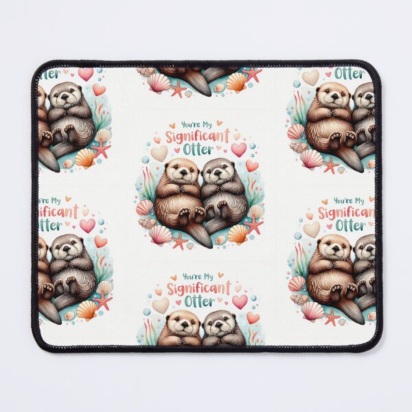 Item preview, Tou're my significant otter - Valentines designed and sold by Vintage Designs +.