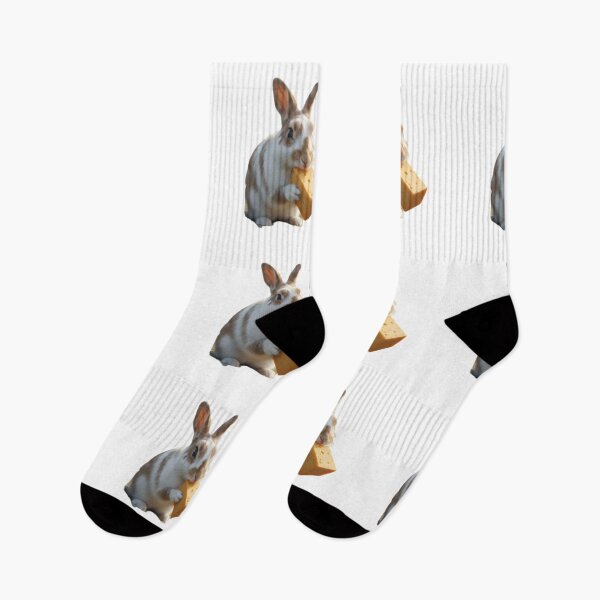 Item preview, The Cheese-Loving Bunny designed and sold by Fatomfatom.