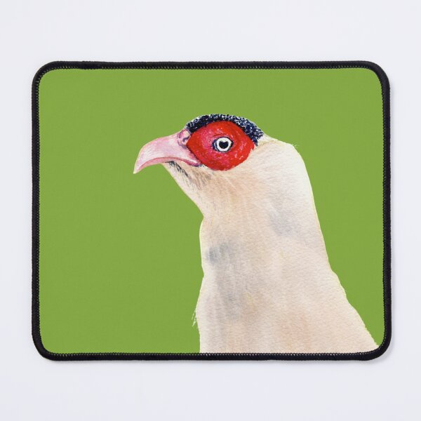 Item preview, White-eared Pheasant bird watercolour painting designed and sold by art-elodie-g.