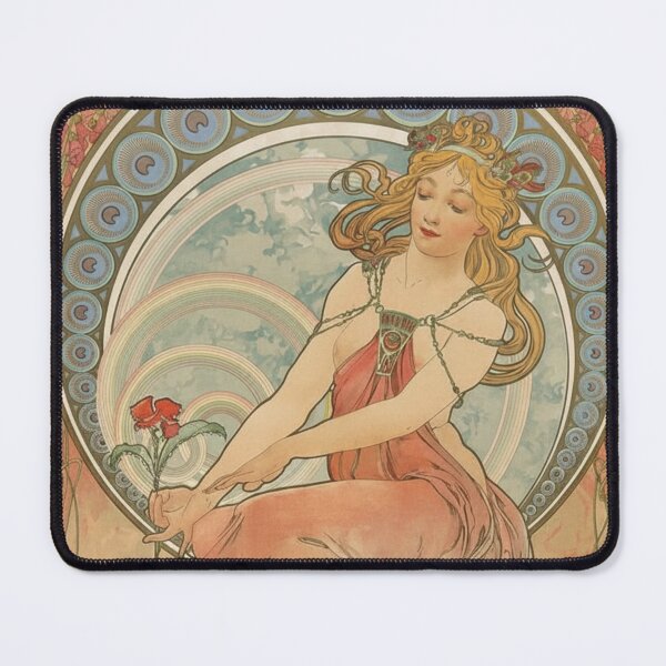 Item preview, Art Nouveau by Alphonse Mucha - The Arts (Les Arts). designed and sold by RickE.