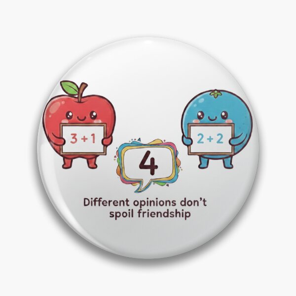 Item preview, Different Perspectives Same Goal Kawaii Math Fruit designed and sold by ToonyTeez.