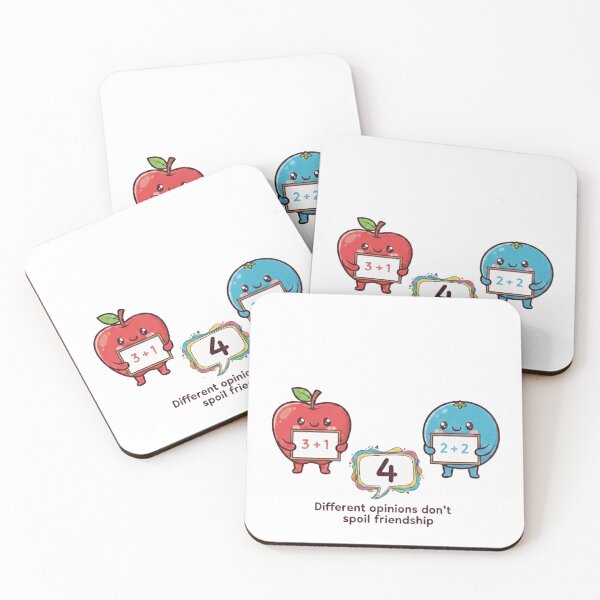 Item preview, Different Perspectives Same Goal Kawaii Math Fruit designed and sold by ToonyTeez.