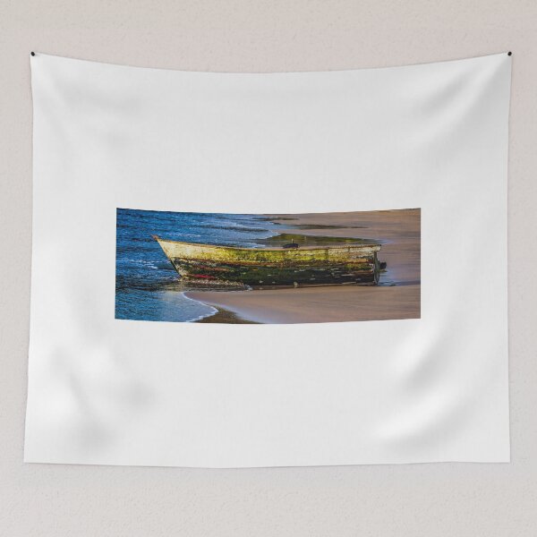 Item preview, A boat full of colors and textures on the shore of the Caribbean Sea. Medina Beach. Sucre. Venezuela. designed and sold by HenrryRamirez.