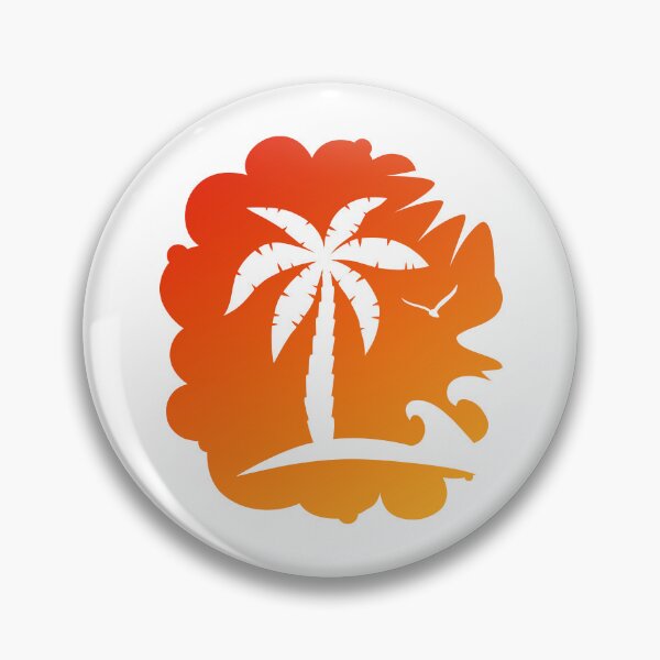 Item preview, Tropical palm tree at summer sunset designed and sold by Omefis.