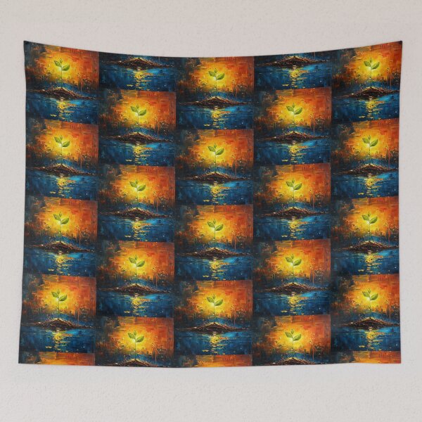 Item preview, Drawing of Sunrise Over the Growing World  designed and sold by NivyasArtistry.