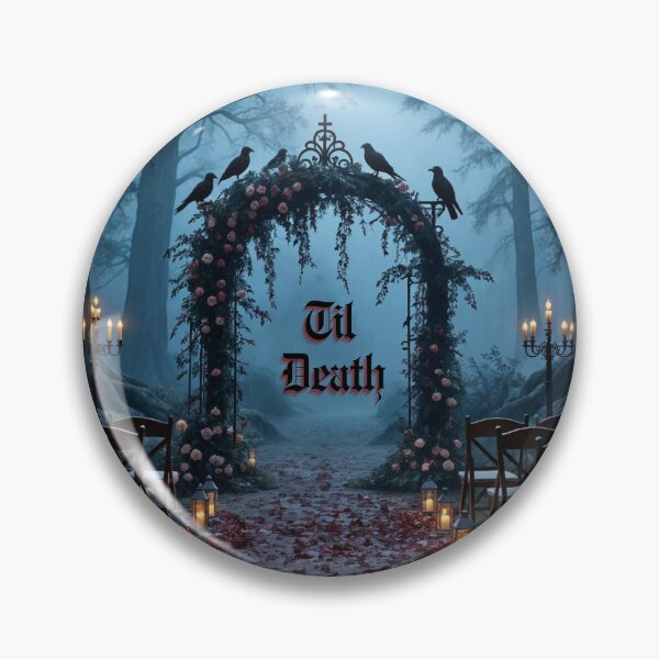 Item preview, Gothic Forest Wedding Venue with Text designed and sold by SeaJayEmmm.