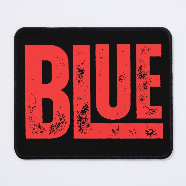 Item preview, BLUE in Red – Distressed Paradox Design for Color Theory, Humor, and Visual Irony Fans designed and sold by GFamilyC.