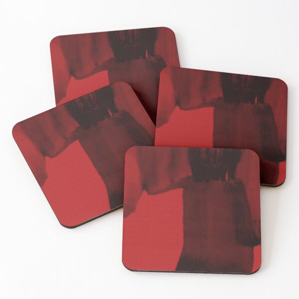 Item preview, Internal Flame – Abstract Red and Black Ink Wash designed and sold by 3721 Gallery.