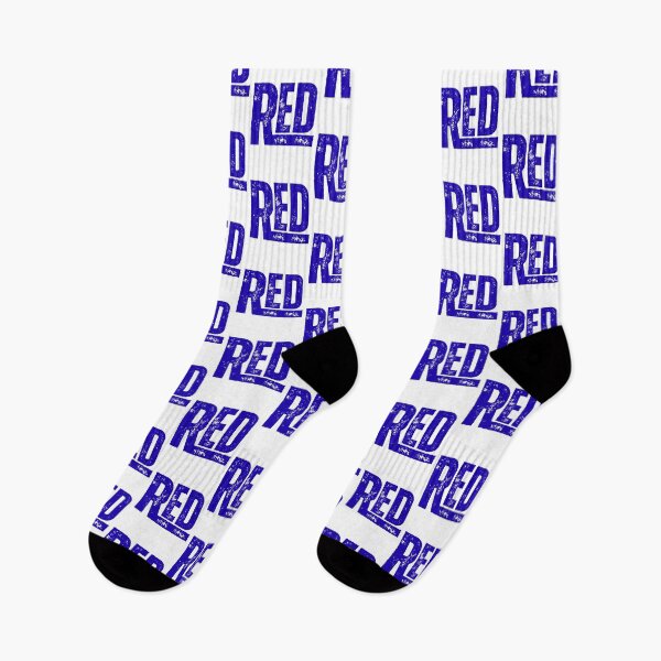 Item preview, RED in Blue Font – Distressed Paradox Design for Color Theory, Humor, and Visual Irony Fans designed and sold by GFamilyC.