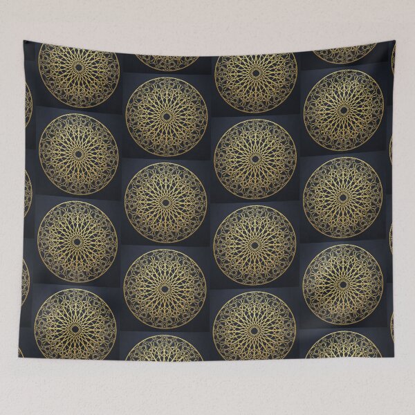 Item preview, Royal Gold Islamic Geometry (V.1) : Elegant Sacred Mandala & Arabesque Patterns designed and sold by D-Islamic.