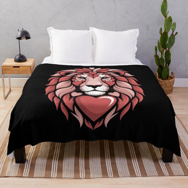 Item preview, Majestic Lion Heart Mosaic Romantic Art designed and sold by sky11PP.