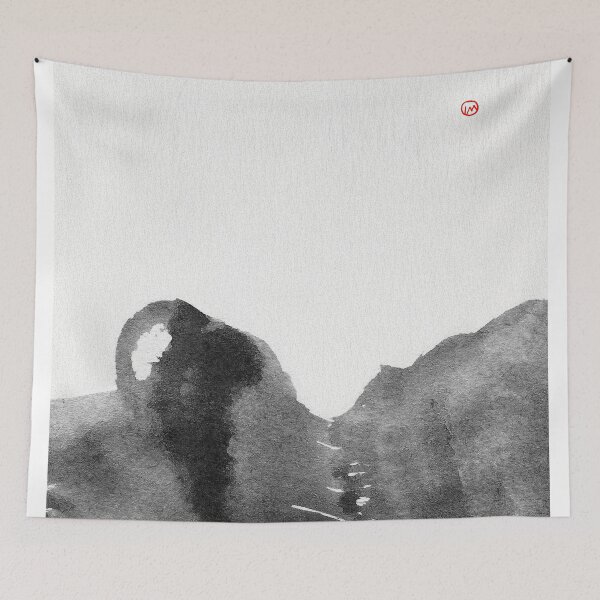 Item preview, The Resting Ridge – Abstract Zen Landscape Wall Art designed and sold by 3721 Gallery.