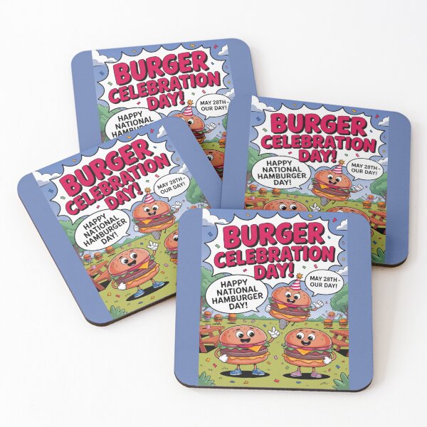Item preview, Happy National Hamburger Day designed and sold by karolinao746.