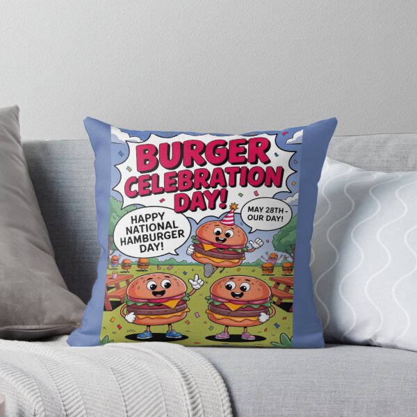 Item preview, Happy National Hamburger Day designed and sold by karolinao746.