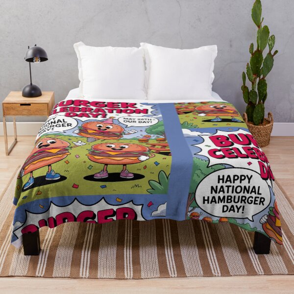 Item preview, Happy National Hamburger Day designed and sold by karolinao746.