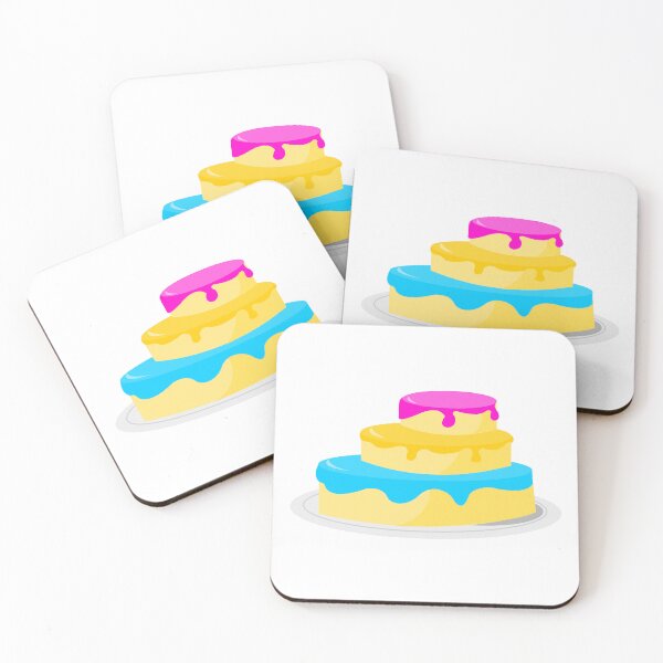 Item preview, Pansexual Cake Pride Flag designed and sold by HarveyHandcraftsandDesigns.