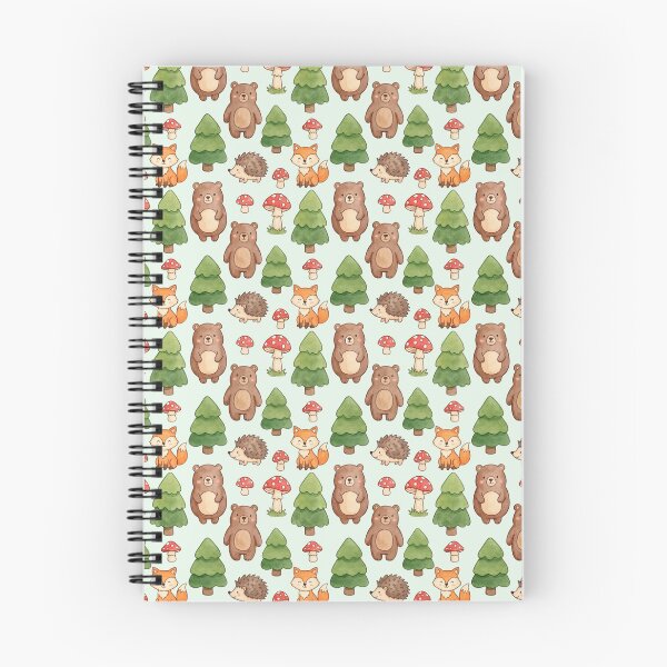 Item preview, Woodland Forest Animals Pattern - Watercolor Nursery Wallpaper & Fabric Design designed and sold by HappySproutArt.