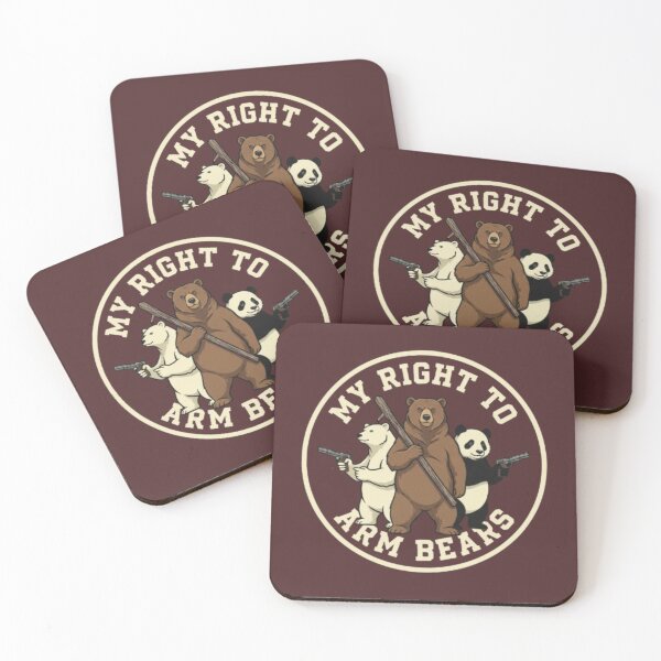 Item preview, My Right To Arm Bears Funny Animal Parody Mascot designed and sold by ahabboud.