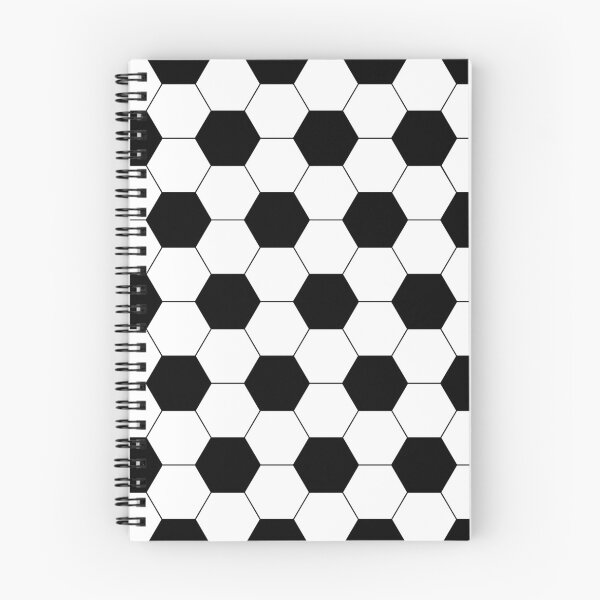 Item preview, Black and White Football Soccer Ball Hexagon Pattern designed and sold by Omefis.