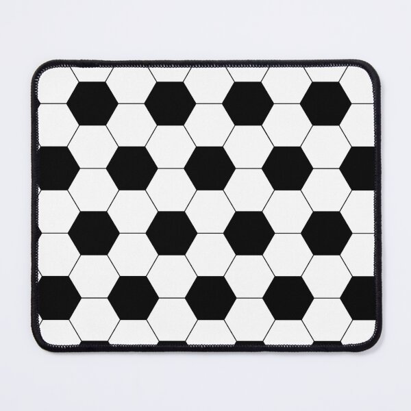 Item preview, Black and White Football Soccer Ball Hexagon Pattern designed and sold by Omefis.
