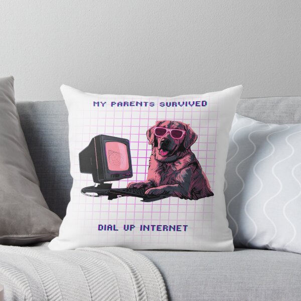 Item preview, My parents survived dial up internet Dog designed and sold by OscarArtistry.