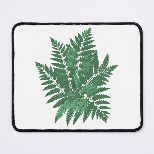 Item preview, Minimal Green Fern Leaves Botanical Illustration | Nature Plant Art designed and sold by Royalsticker.