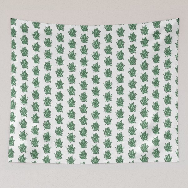 Item preview, Minimal Green Fern Leaves Botanical Illustration | Nature Plant Art designed and sold by Royalsticker.