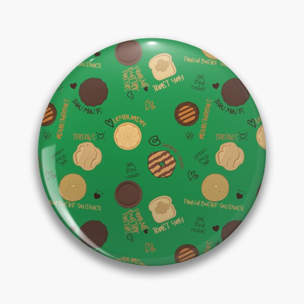 Item preview, Girl Scout Cookies & Hearts Pattern designed and sold by DRIPWRK.