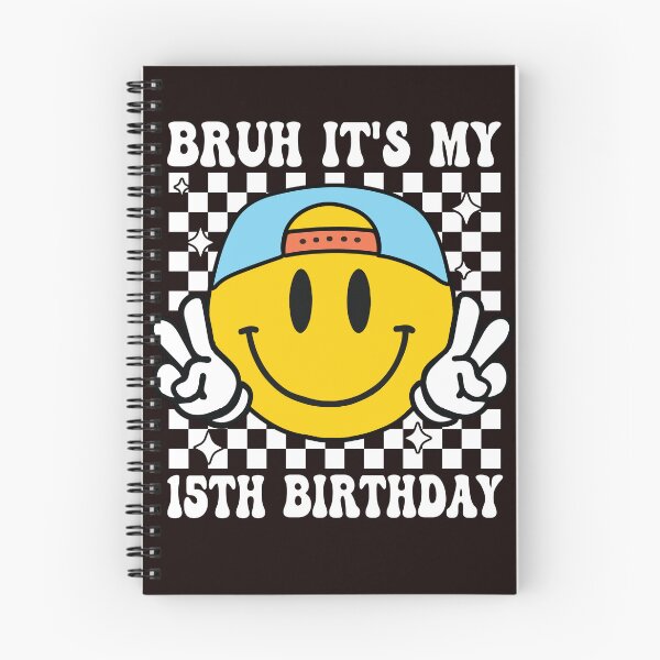 Item preview, It's My 15th Birthday 15 Years Old Boys Bruh I'm 15 Fifteen Party designed and sold by Night Forest.