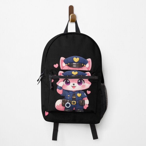Item preview, Pink Police Fox - Kawaii Animals designed and sold by DamioPolArt.