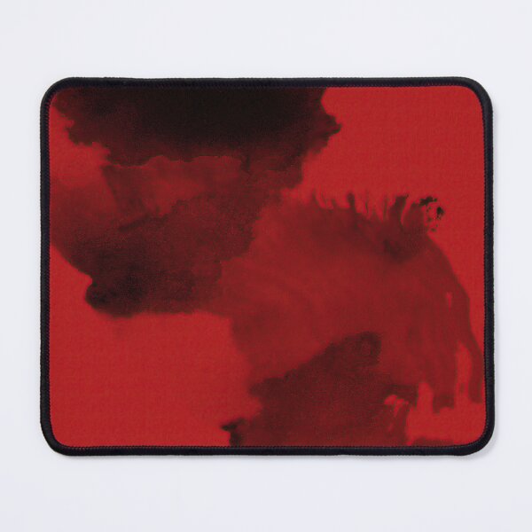 Item preview, Dragon’s Breath – Abstract Red & Black Ink Wall Art designed and sold by 3721 Gallery.