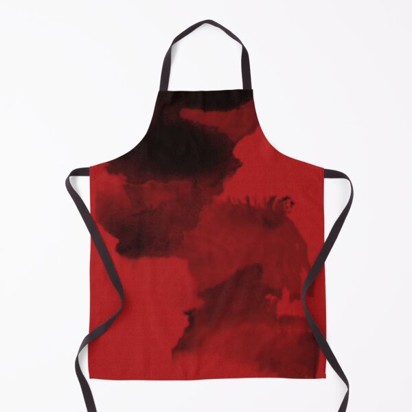 Item preview, Dragon’s Breath – Abstract Red & Black Ink Wall Art designed and sold by 3721 Gallery.