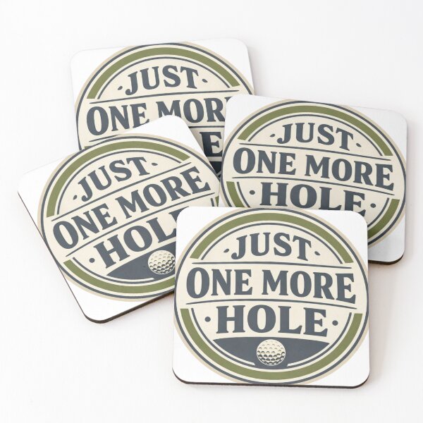 Item preview, Just One More Hole – Funny Golf Humor T-Shirt designed and sold by RMTrendy.