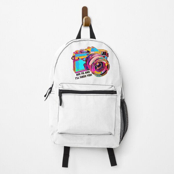 Item preview, Ask Me and I’ll Flash You Camera Photography Illustration designed and sold by Andrew Call.