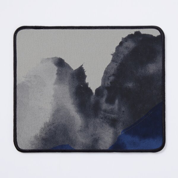 Item preview, The Tidal Shift – Modern Minimalist Blue and Grey Print designed and sold by 3721 Gallery.