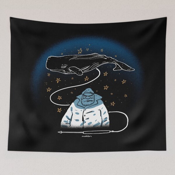 Item preview, Ahab and Moby designed and sold by Matalobos /  Retro Art & Classic Machines.
